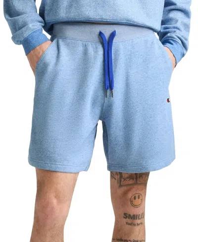 Champion Men's Textured Drawstring Shorts In Blue