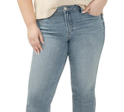 Silver Jeans Co. Plus Size Suki Straight-leg Cropped Jeans