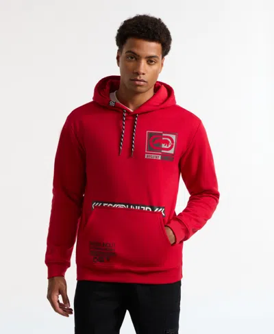 Ecko Unltd Revived Po Hoodie In Red