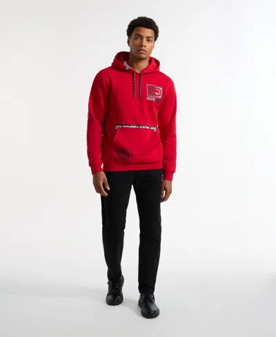 Ecko Unltd Revived Po Hoodie In Red