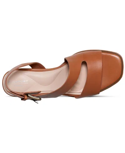 Rockport Women's Hennly Square Toe Dress Sandals