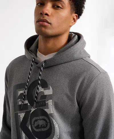 Ecko Unltd Men's Revived Pullover Hoodie In Gray