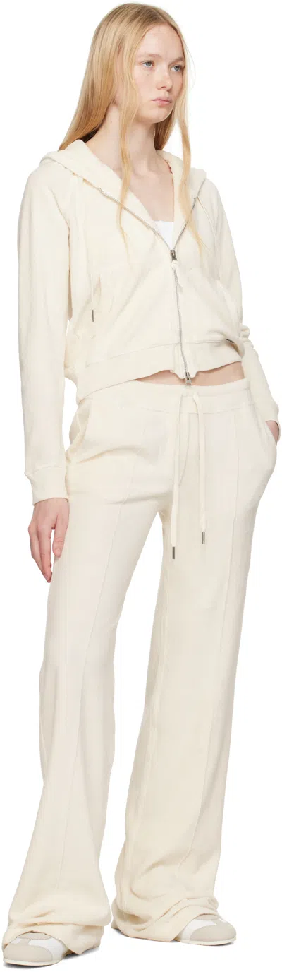 Tom Ford Off-white Terrycloth Tracksuit Lounge Pants In White