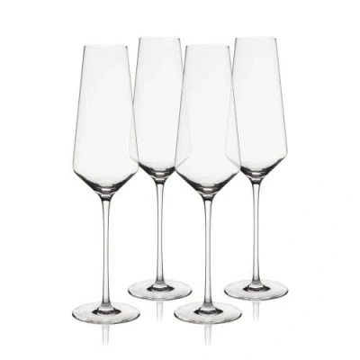 Viski Reserve Liminal Champagne Flutes Set Of 4