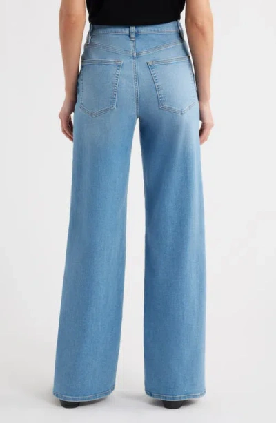 Frame Le High 'n' Tight Wide Leg Raw Cut Jeans