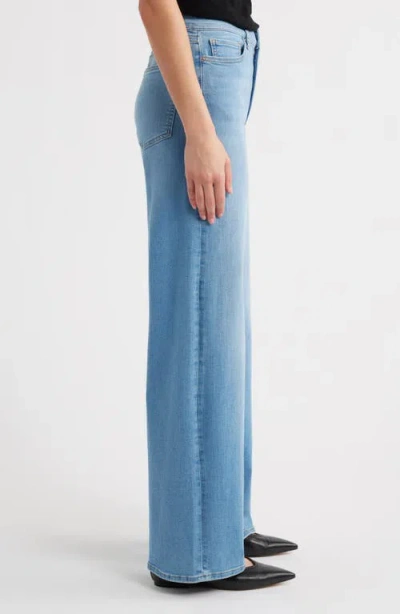 Frame Le High 'n' Tight Wide Leg Raw Cut Jeans