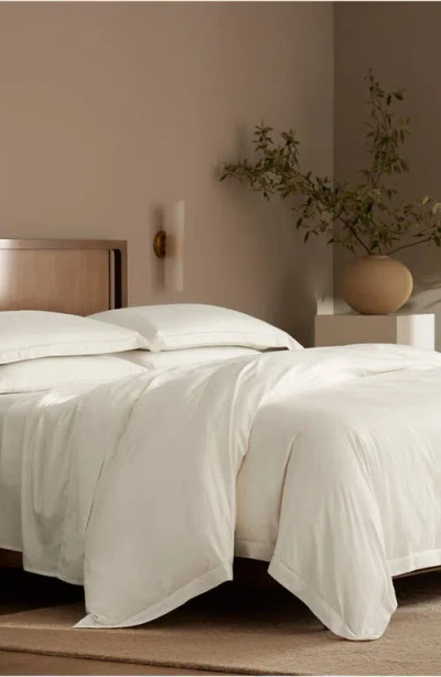 Boll & Branch Percale Hemmed 300 Thread Count Duvet Cover & Shams Set