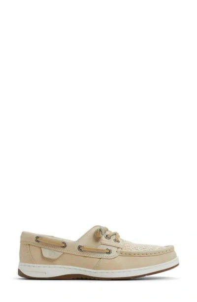 Sperry Rosefish 3 Eye Boat Shoe In Neutral