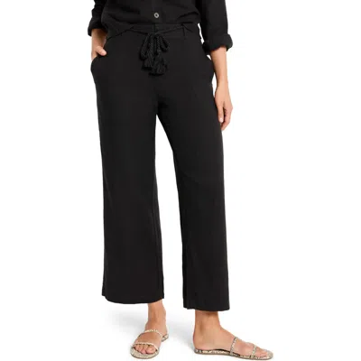 Nic + Zoe Nic+zoe Wide Leg Crop Pants In Black
