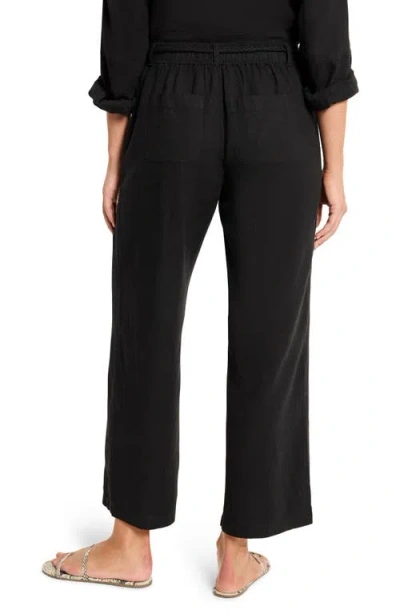 Nic + Zoe Nic+zoe Wide Leg Crop Pants In Black