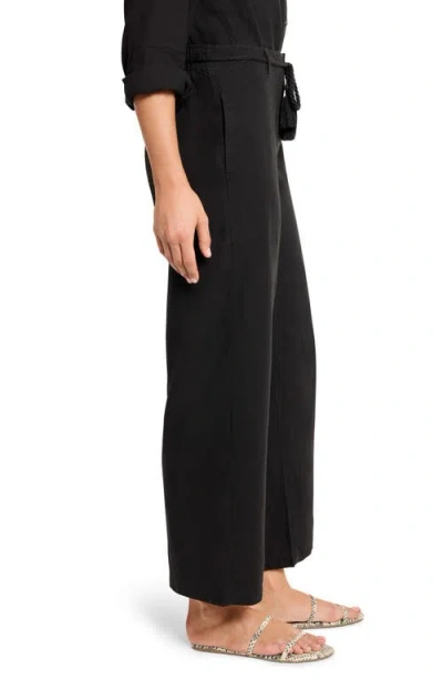 Nic + Zoe Nic+zoe Wide Leg Crop Pants In Black