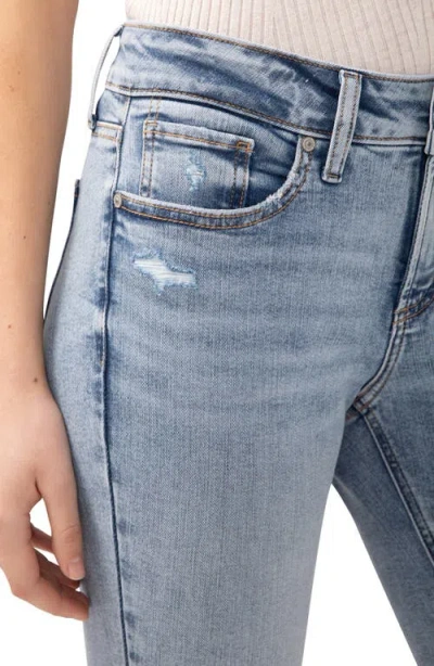 Silver Jeans Co. Women's Suki Mid Rise Curvy Fit Skinny Jeans In Multi