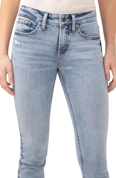Silver Jeans Co. Women's Suki Mid Rise Curvy Fit Skinny Jeans In Multi