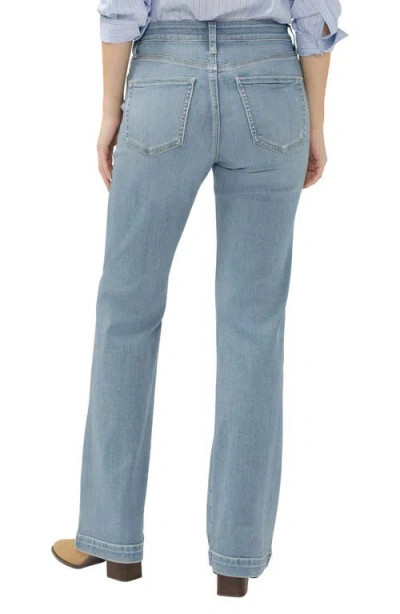 Silver Jeans Co. Women's Elyse Mid Rise Comfort Fit Slim Bootcut Jeans In Blue