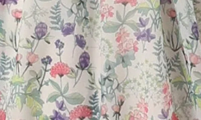 Petal And Pup Petal & Pup Floret Bow Strap Sweetheart Neck Maxi Dress In Blue