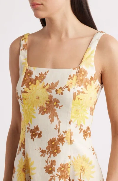 Faithfull The Brand Linen Felice Mini Dress