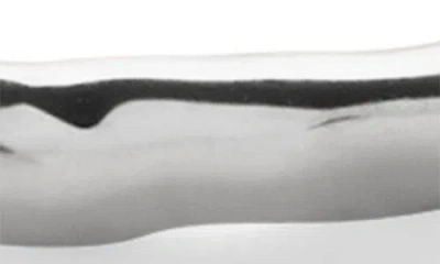 Monica Vinader 14k White Gold Medium Siren Hoops