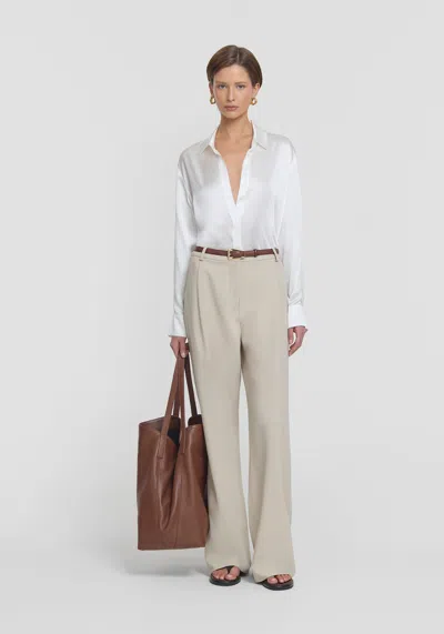 Viktoria & Woods Memorial Silk Shirt In White