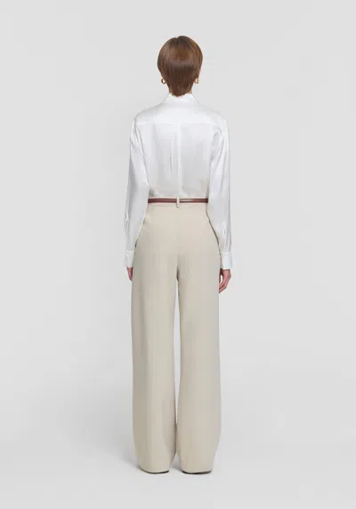 Viktoria & Woods Memorial Silk Shirt In White