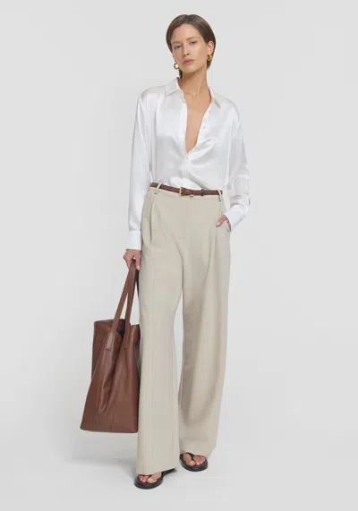 Viktoria & Woods Memorial Silk Shirt In White