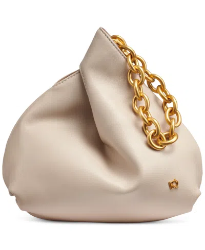 Donna Karan Lawrence Leather Wristlet With Chain Strap