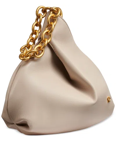 Donna Karan Lawrence Leather Wristlet With Chain Strap