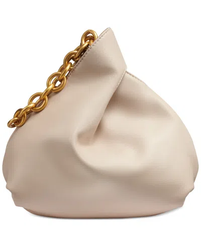 Donna Karan Lawrence Leather Wristlet With Chain Strap