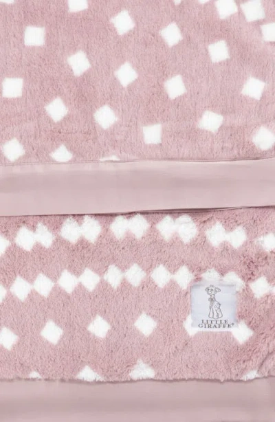 Little Giraffe String Of Pearls Luxe Baby Blanket