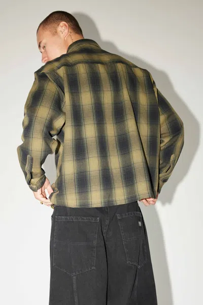 Abrand Bobby Ls Check Shirt In Green