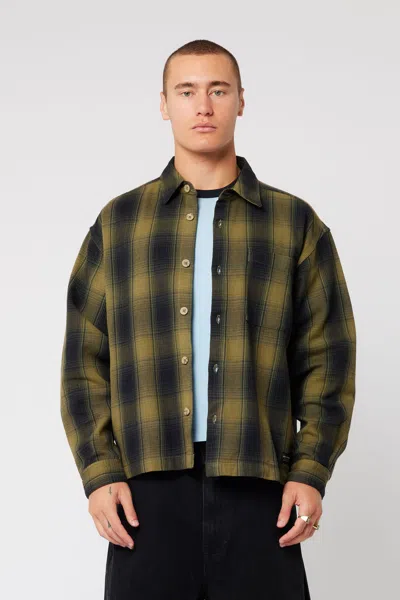 Abrand Bobby Ls Check Shirt In Green