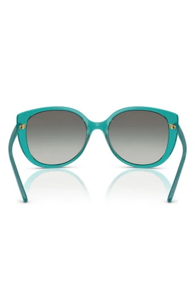 Vogue 55mm Polarized Gradient Butterfly Sunglasses