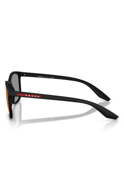Prada Linea Rossa Pra08s Rectangular Sunglasses In Multi