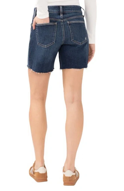 Silver Jeans Co. Women's Suki Mid Rise Curvy Fit Mid-thigh Shorts In Blue