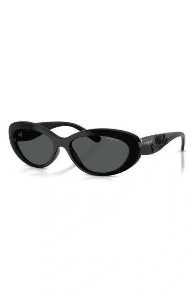 Vogue 55mm Polarized Oval Sunglasses