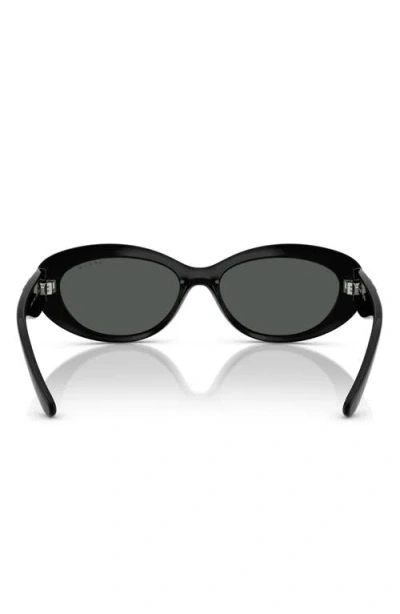 Vogue 55mm Polarized Oval Sunglasses