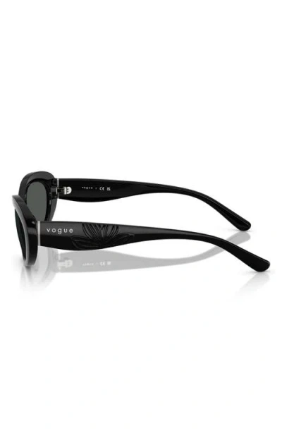 Vogue 55mm Polarized Oval Sunglasses