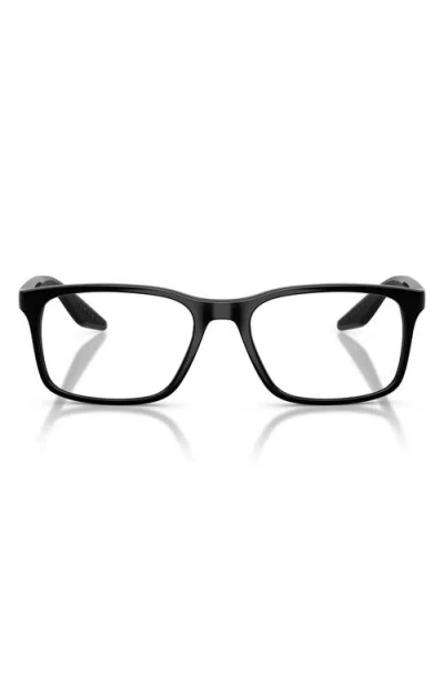 Prada Linea Rossa 52mm Pillow Optical Glasses In Black