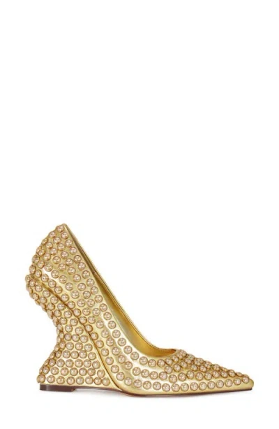 Azalea Wang Teryn Pointed Toe Wedge Pump