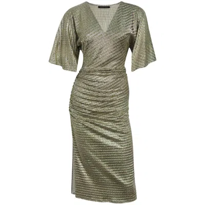 Me&thee Women's Null And Void Yellow Gold Metallic Dess In Gold