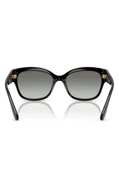 Vogue 55mm Polarized Gradient Butterfly Sunglasses