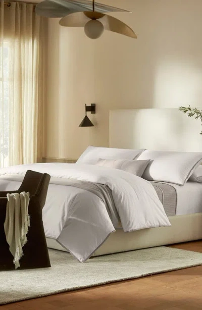 Boll & Branch Framed Percale Duvet Cover & Shams Set