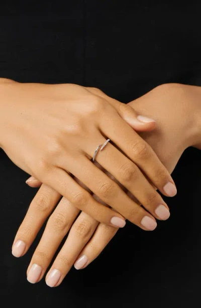 Ana Luisa Brass Oren Silver Bypass Ring