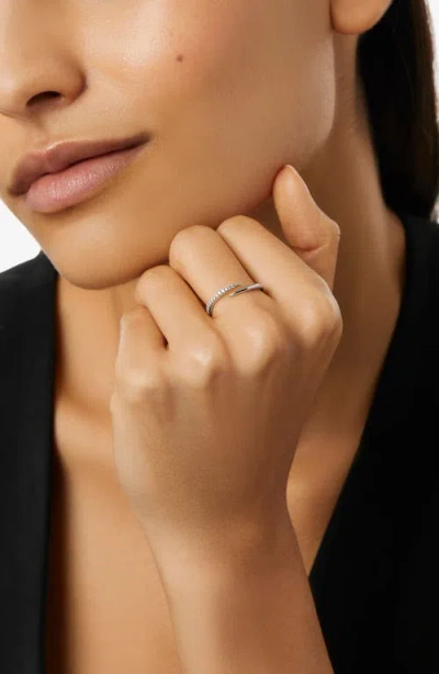 Ana Luisa Brass Oren Silver Bypass Ring