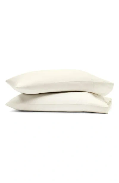 Boll & Branch Set Of 2 Percale Hemmed Pillowcases