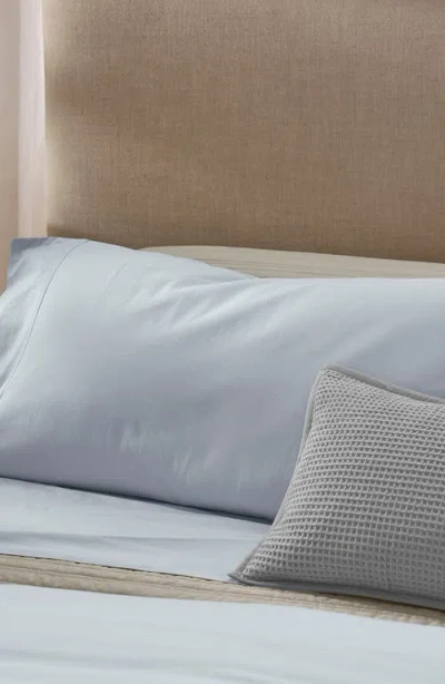 Boll & Branch Set Of 2 Percale Hemmed Pillowcases In Purple