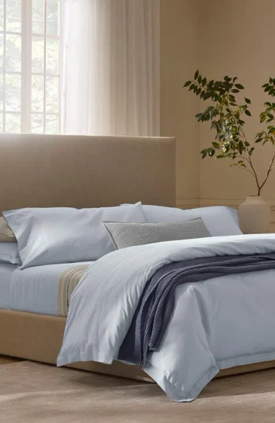 Boll & Branch Set Of 2 Percale Hemmed Pillowcases In Purple