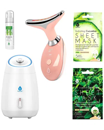 Pursonic Ultimate Glow & Rejuvenation Bundle 7-in-1 Led Therapy, Facial Steamer, Anti-aging Eye Gel,