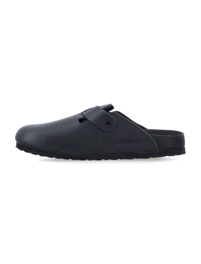 Birkenstock Sandals With Buckle Strap And Open Back
