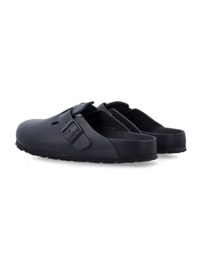 Birkenstock Sandals With Buckle Strap And Open Back