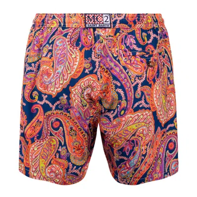 Mc2 Saint Barth Lighting 70 Lightweight Fabric Swimsuit With Paisley Print
